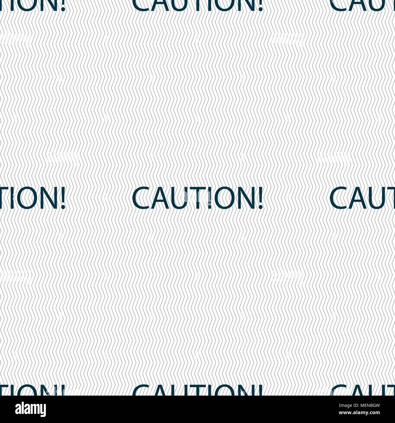 Attention caution sign icon. Exclamation mark. Hazard warning symbol ...