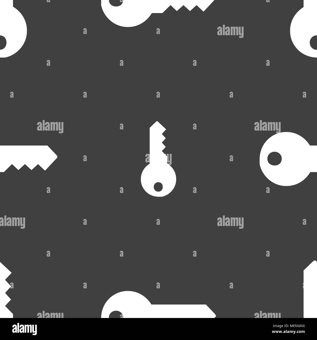key icon sign. Seamless pattern on a gray background. Vector ...