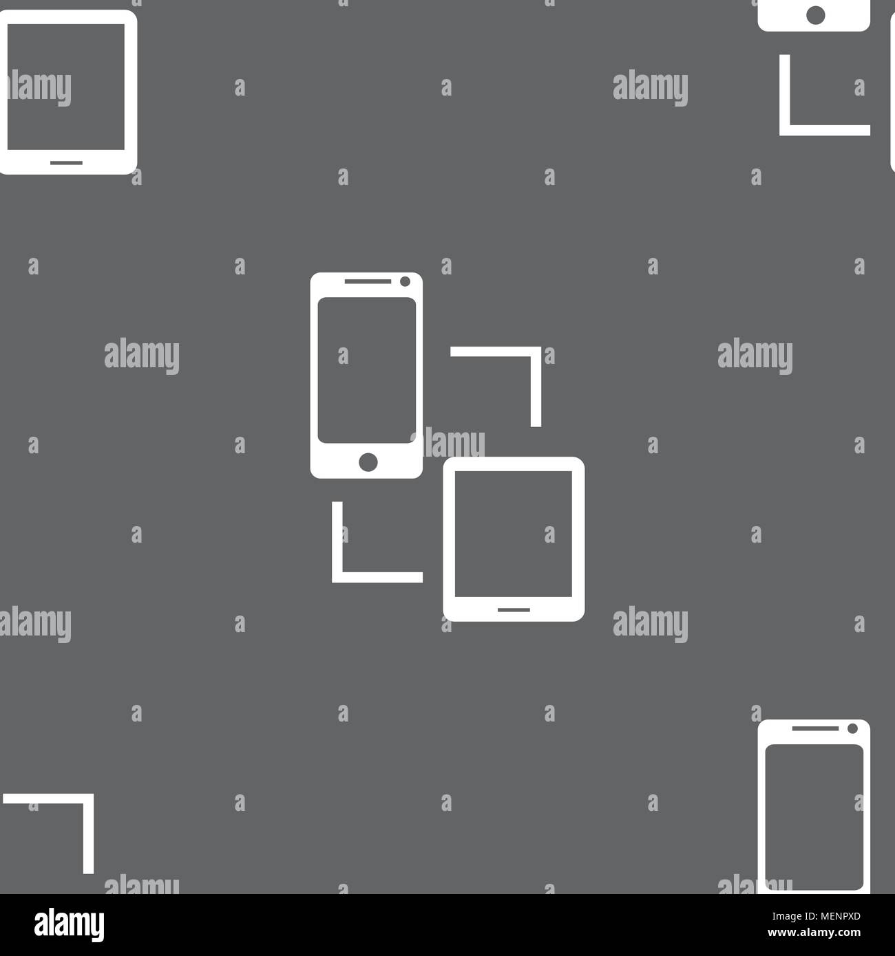 Synchronization sign icon. communicators sync symbol. Data exchange ...