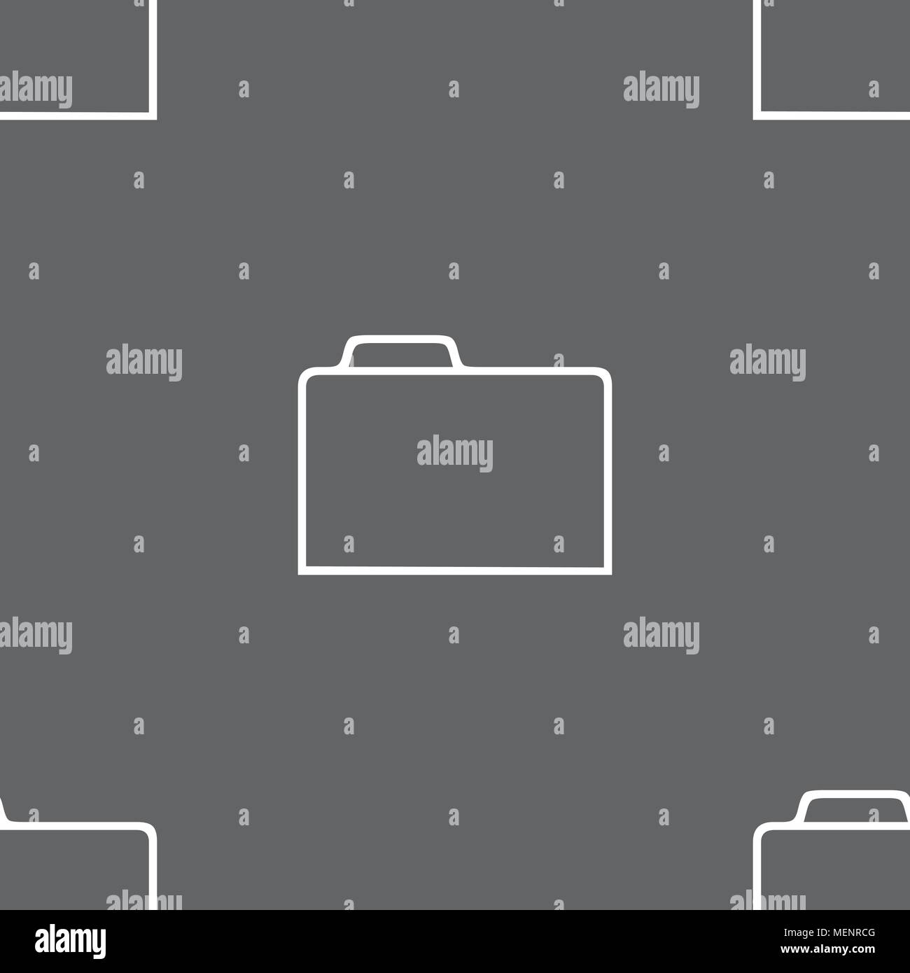 Document folder sign. Accounting binder symbol. Seamless pattern on a ...