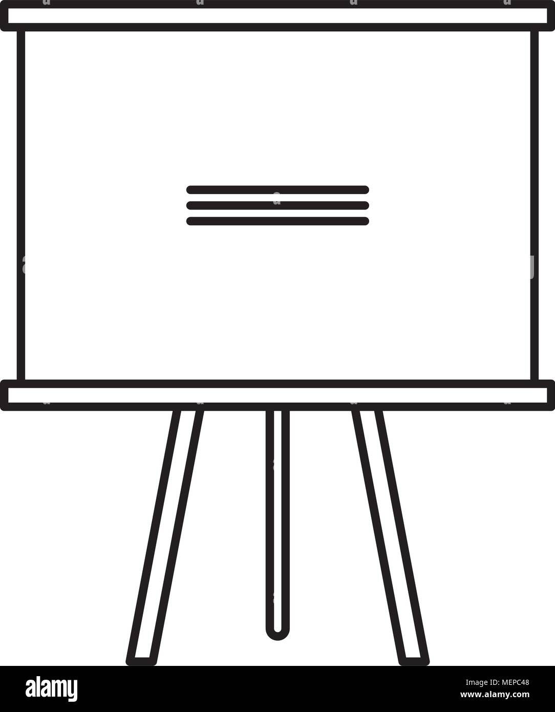 paperboard training isolated icon Stock Vector Image & Art - Alamy
