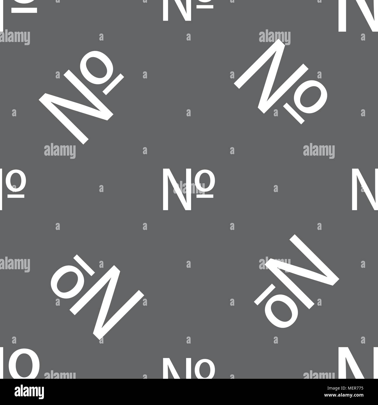 number icon. Set Flat modern. Seamless pattern on a gray background ...