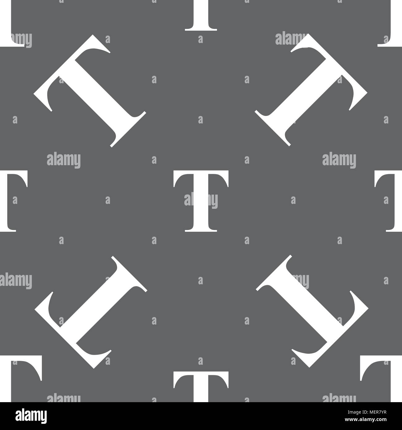 Text edit icon sign. Seamless pattern on a gray background. Vector illustration Stock Vector
