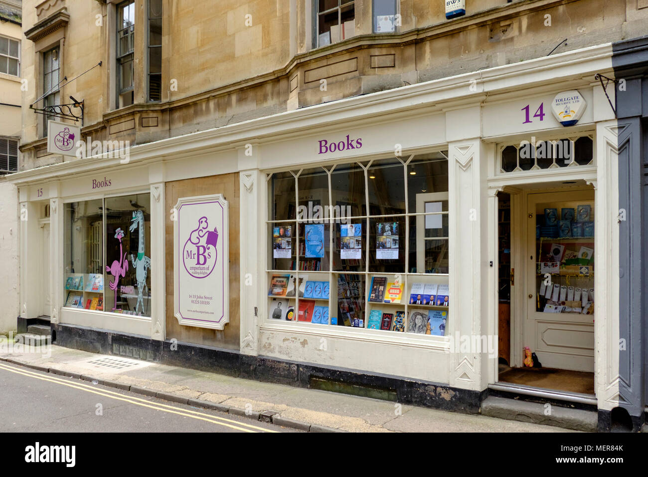 Mr B's bookshop in Bath somerset england UK Stock Photo