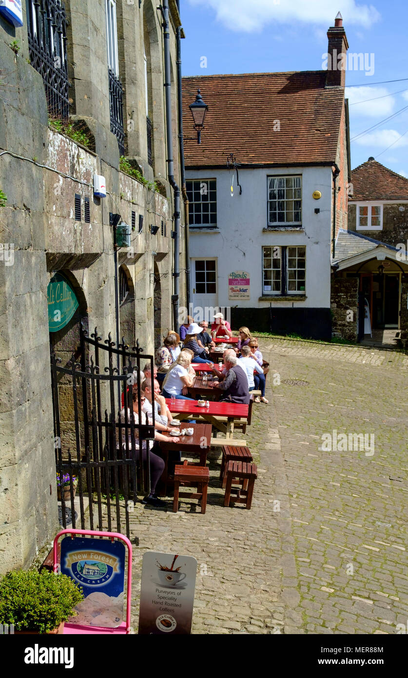 Shaftesbury is a small town in dorset England UK The Salt Cellar Cafe