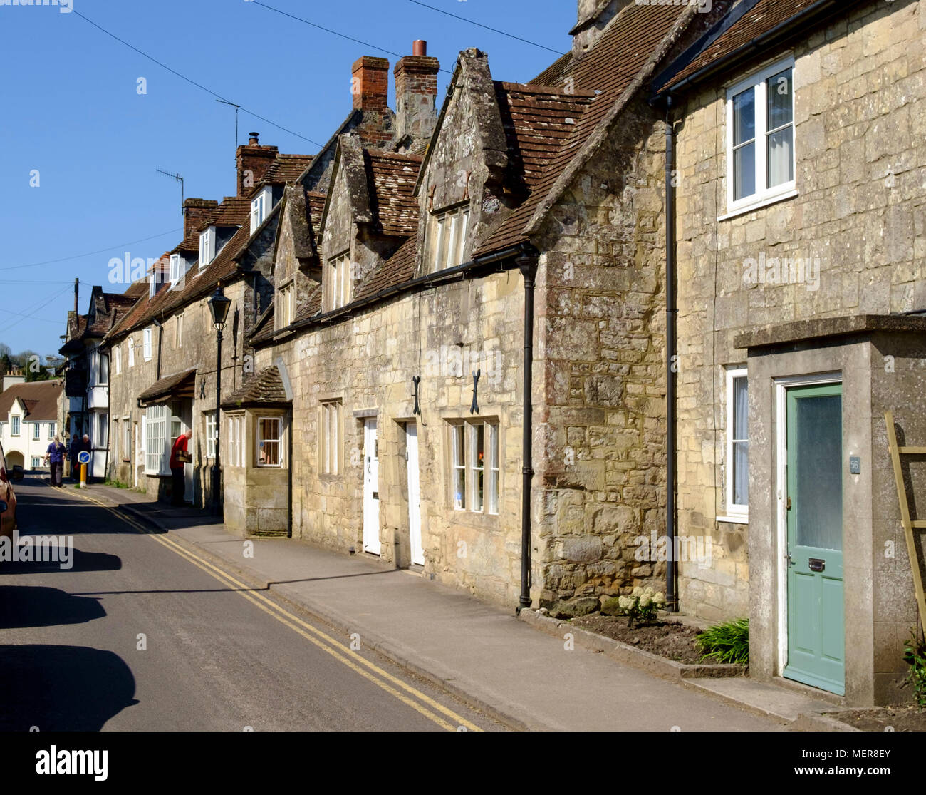 Tisbury,a wiltshire village near salisbury. England UK Stock Photo