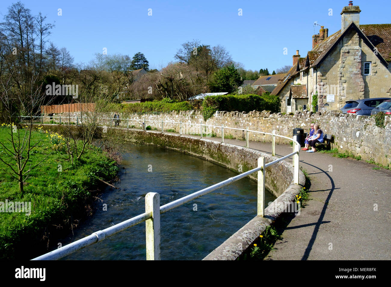 Tisbury,a wiltshire village near salisbury. England UK the river nadder