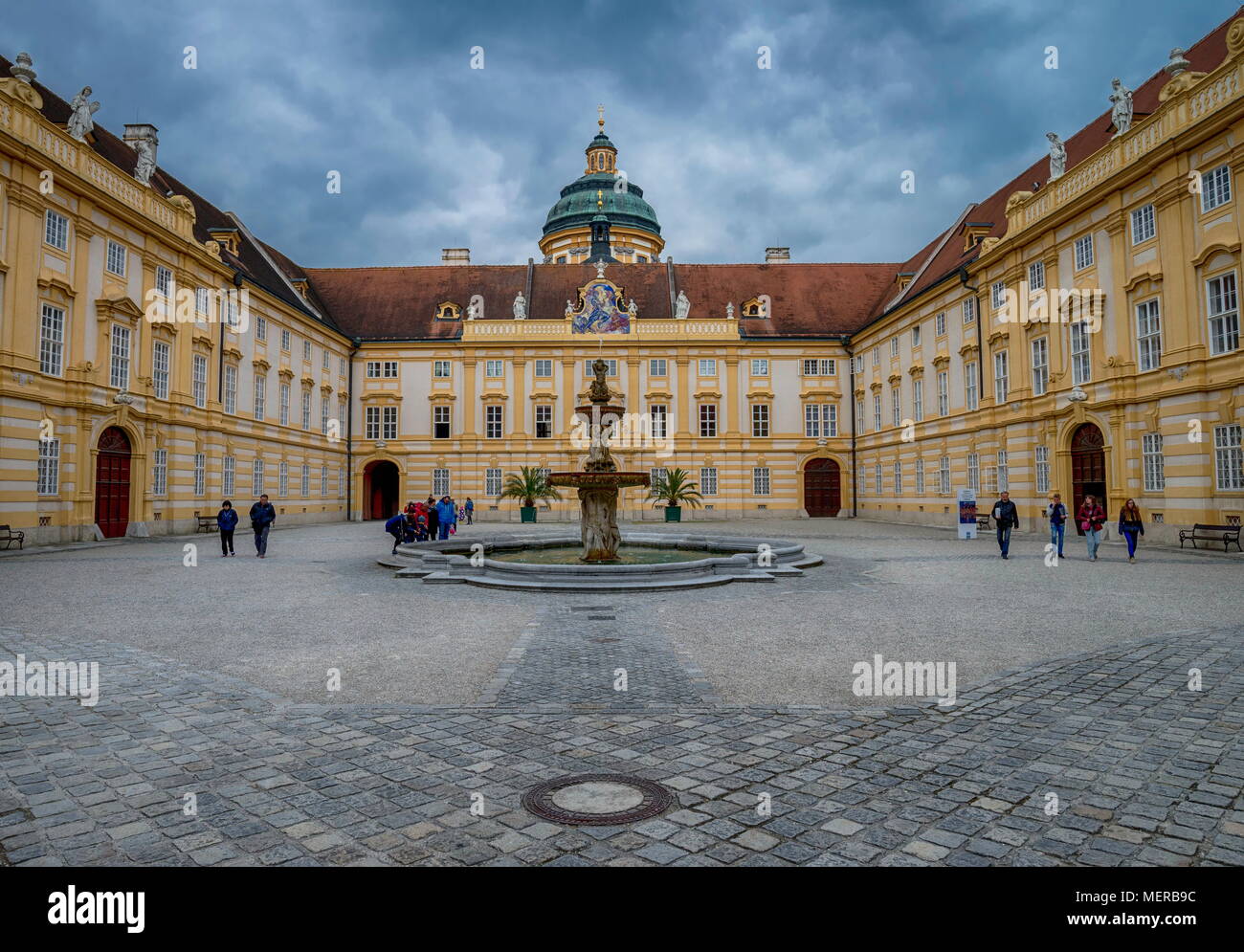 Abbey of Melk in Austria Stock Photo