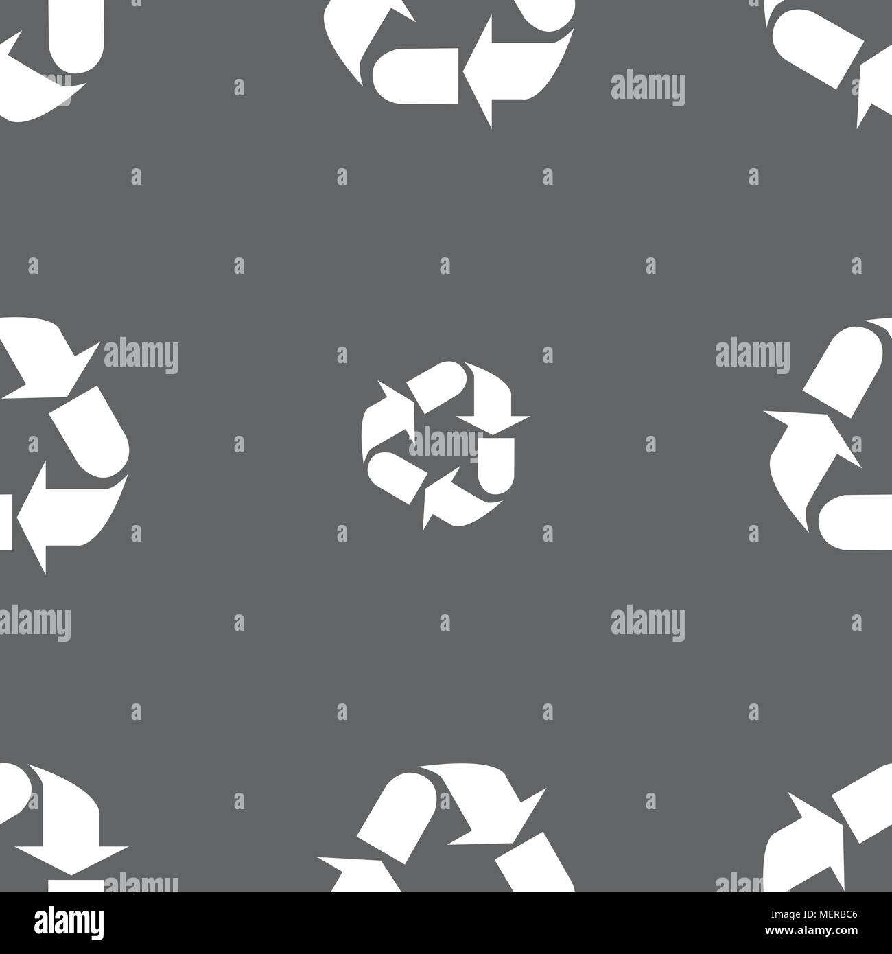 processing icon sign. Seamless pattern on a gray background. Vector ...