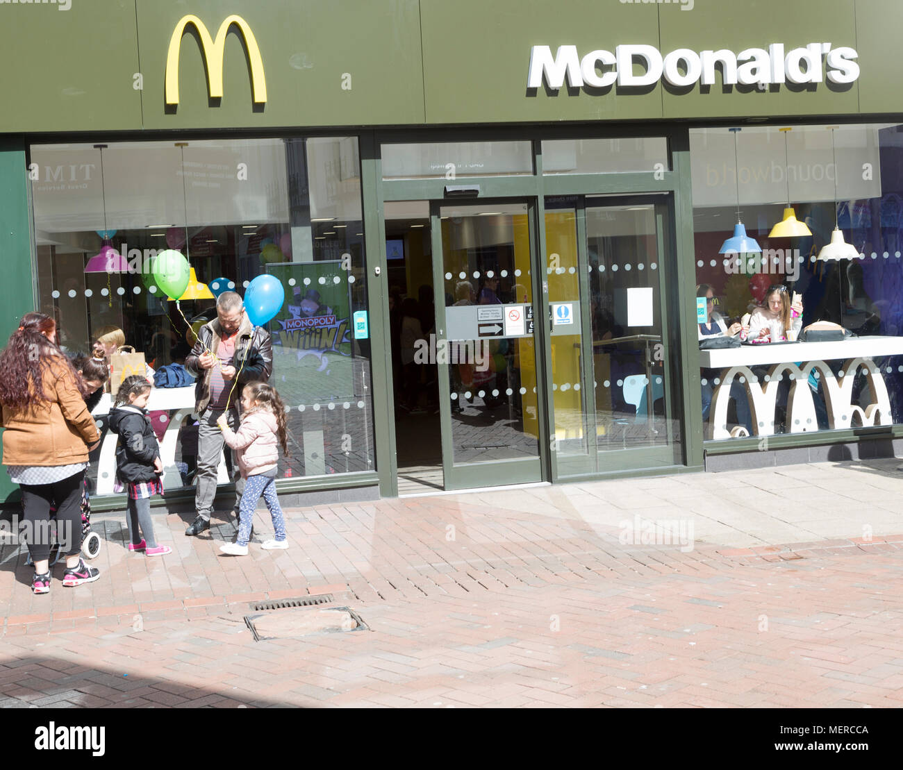 McDonald's fast food restaurant, Tavern Street, Ipswich, Suffolk