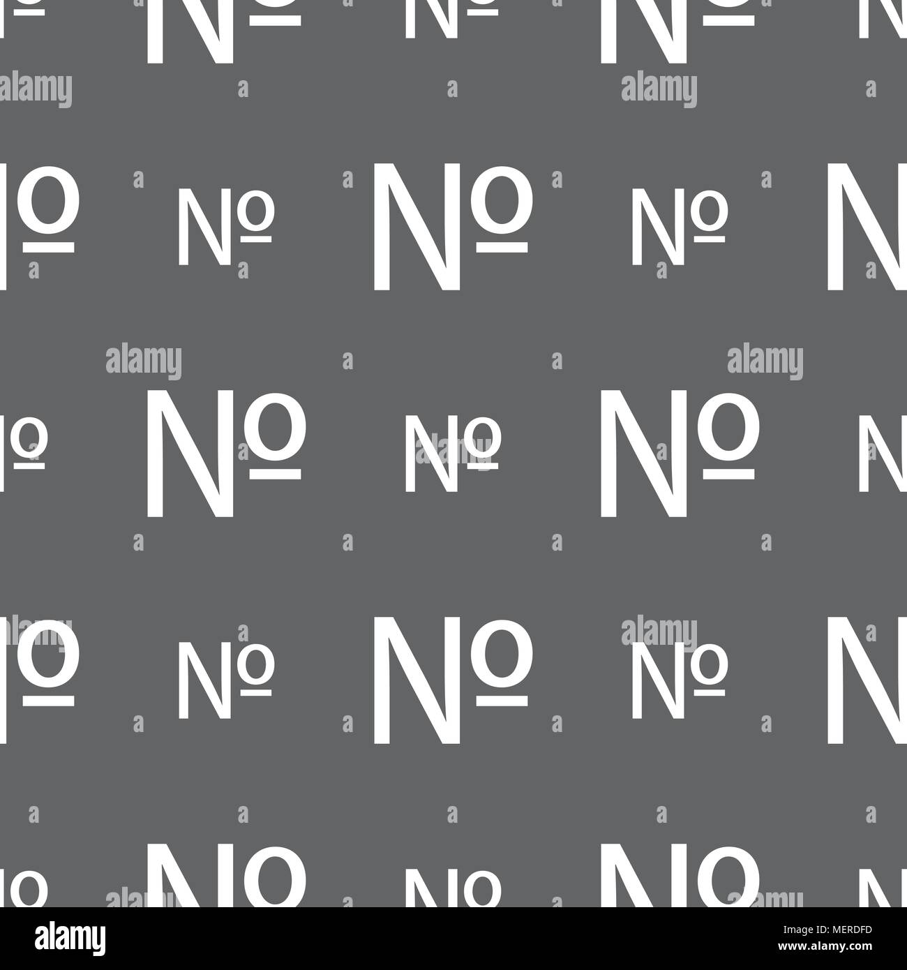 number icon. Set Flat modern. Seamless pattern on a gray background ...