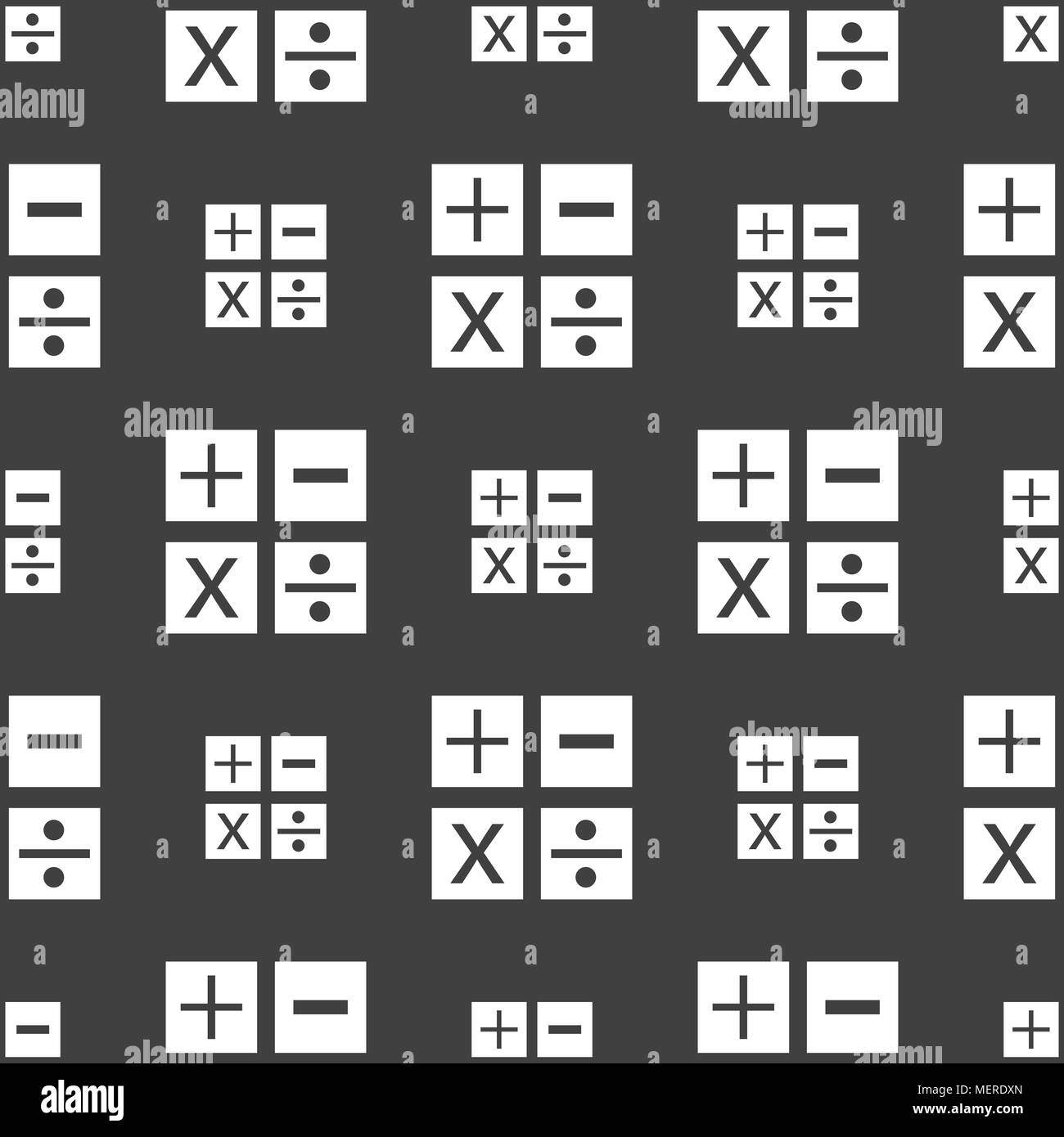 Multiplication, division, plus, minus icon Math symbol Mathematics ...