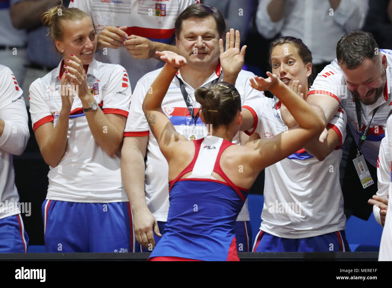 Petra Kvitova, Karolina Pliskova, Barbora Strycova Stock Photo Alamy