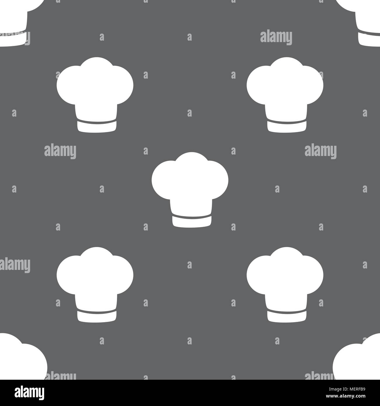 Chef hat sign icon. Cooking symbol. Cooks hat. Seamless pattern on a ...
