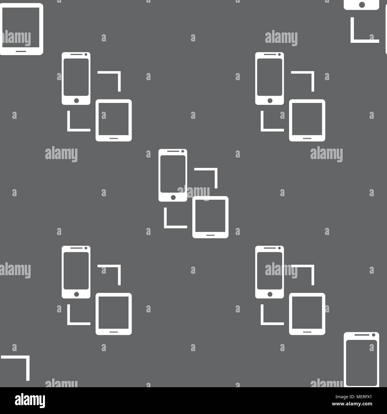 Synchronization sign icon. communicators sync symbol. Data exchange ...