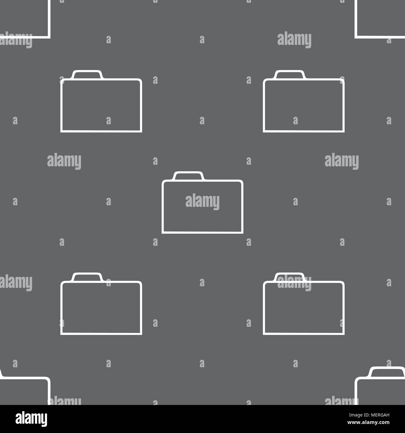 Document folder sign. Accounting binder symbol. Seamless pattern on a ...