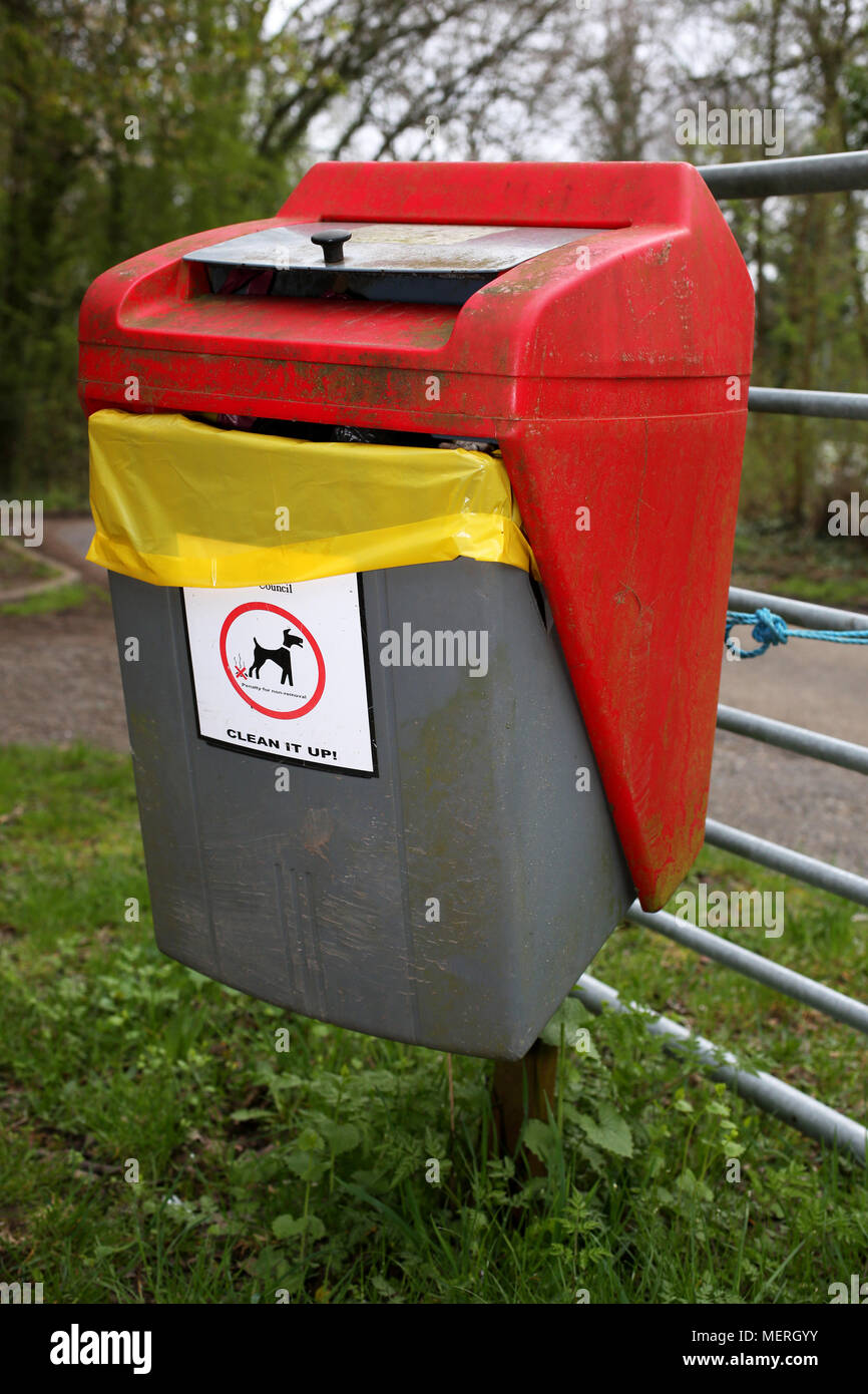 Dog poo bin in park hires stock photography and images Alamy