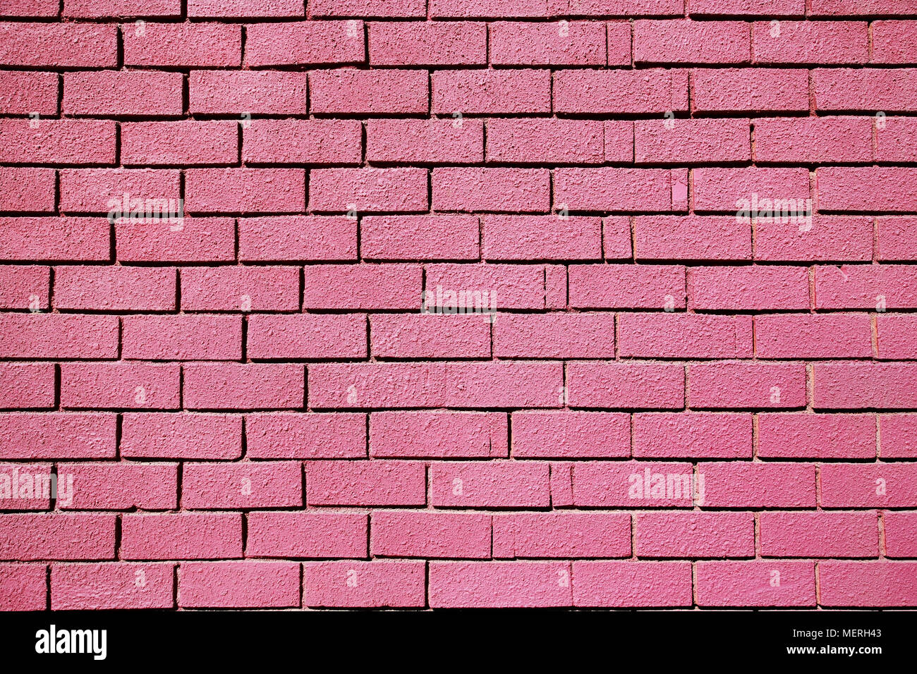 Brick wall, red brick wall close-up Stock Photo