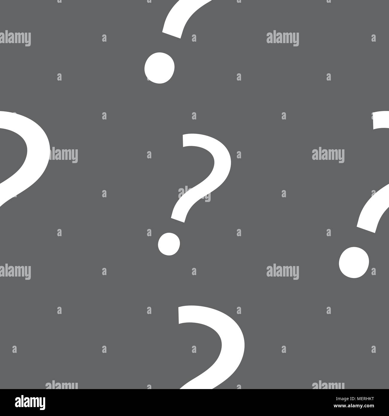 Question mark sign icon. Help symbol. FAQ sign. Seamless pattern on a ...
