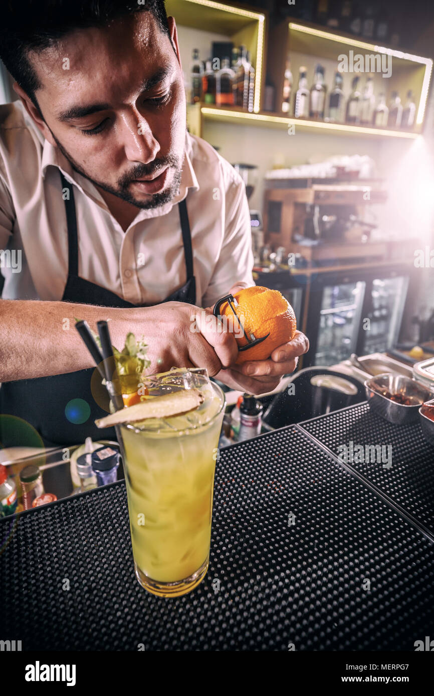 Bartender worker hires stock photography and images Alamy