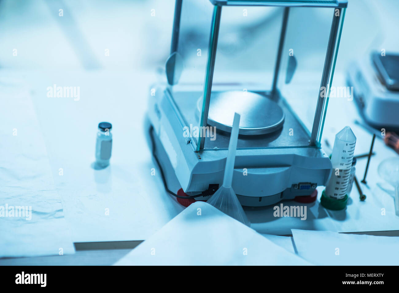 image of modern laboratory for pharmacy background usage Stock Photo