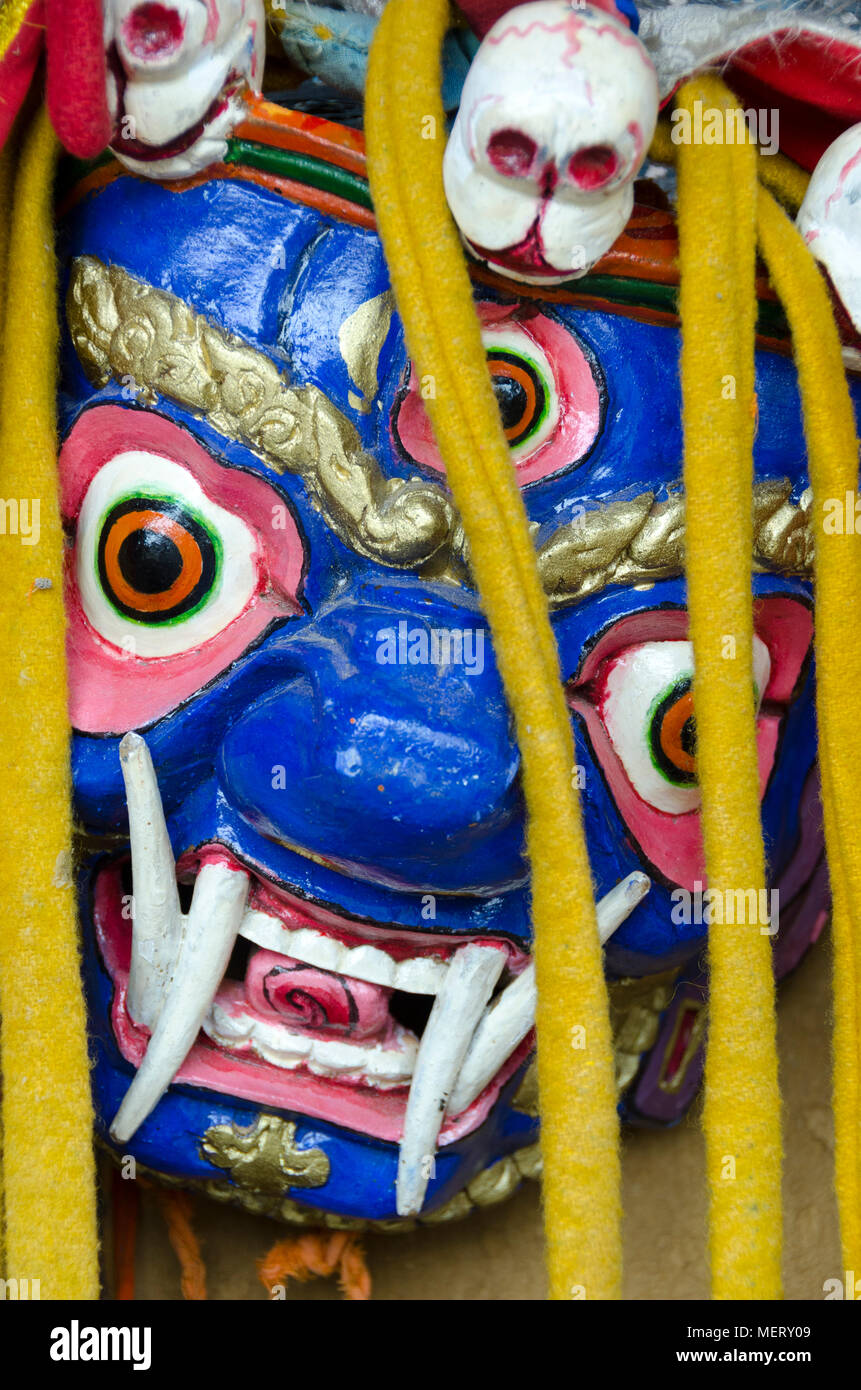 Bhutanese Mask, Thimphu, Bhutan Stock Photo - Alamy