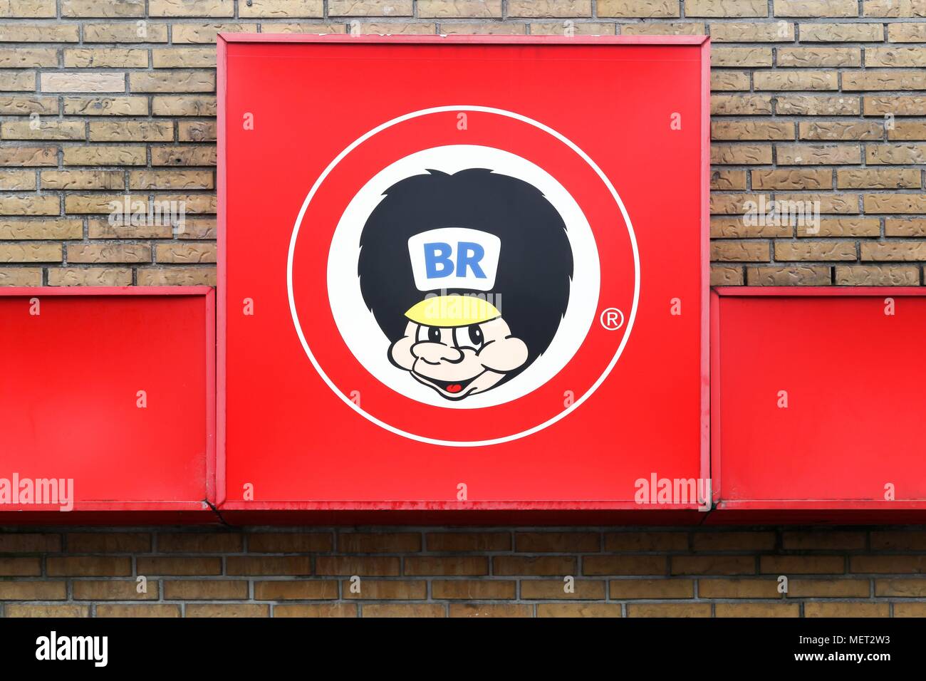 Br logo hi-res stock photography and images - Alamy