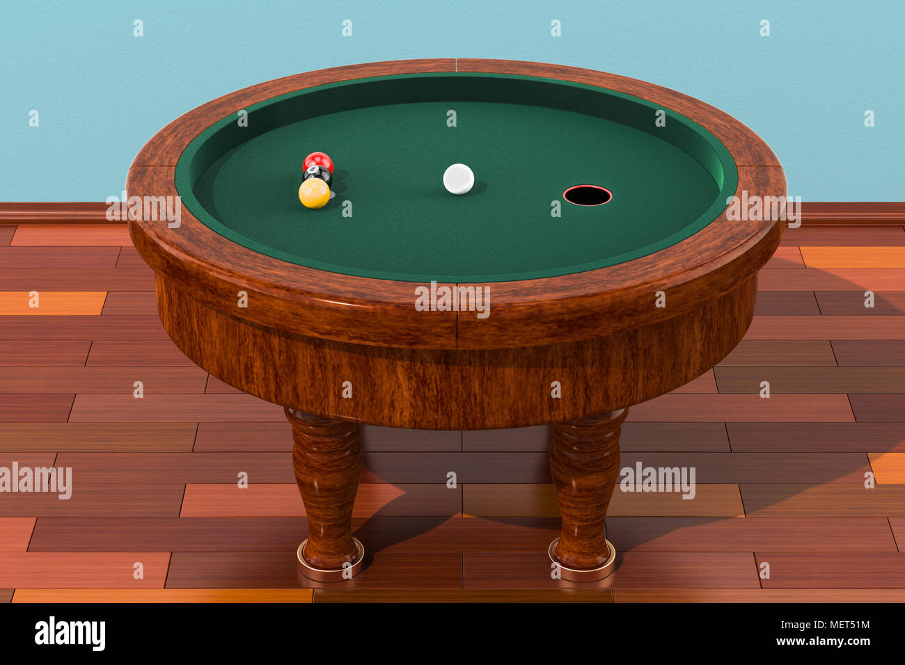 Elliptical pool table hi-res stock photography and images - Alamy