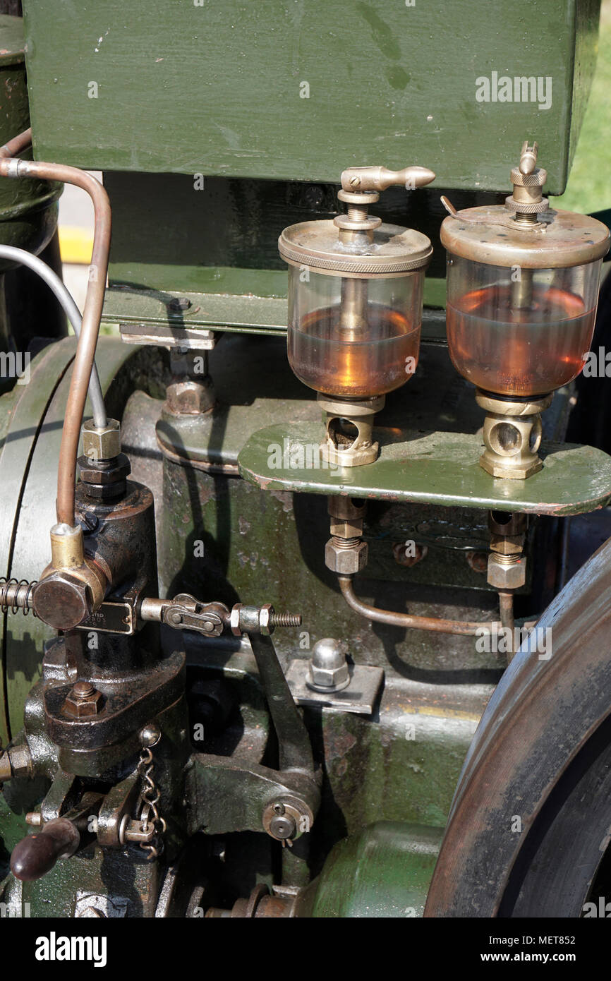 vintage engine oiling mechanism Stock Photo