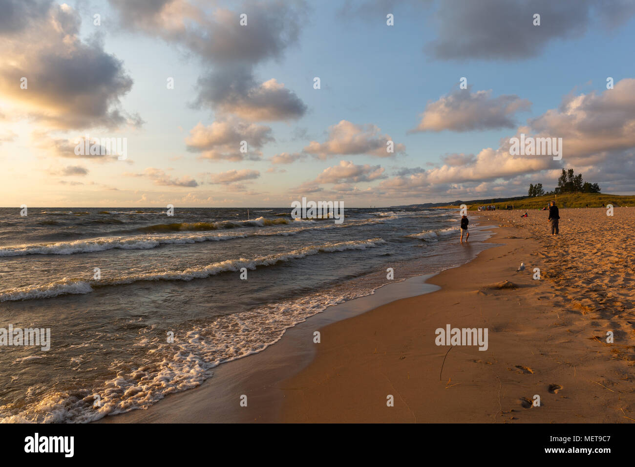Saugatuck beach sunset hires stock photography and images Alamy