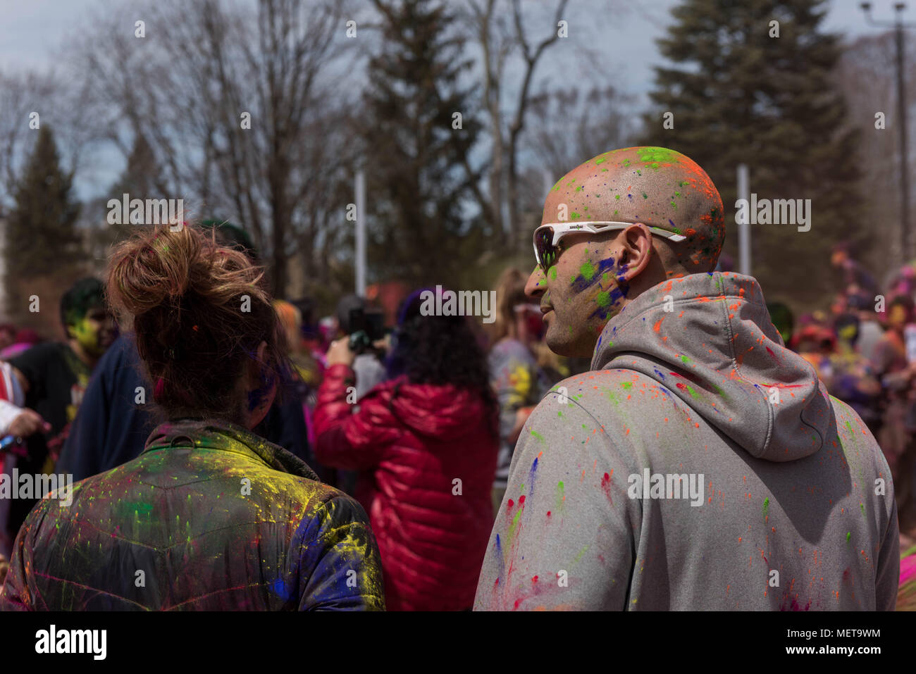 A celebration of spring and festival of colors in London Ontario