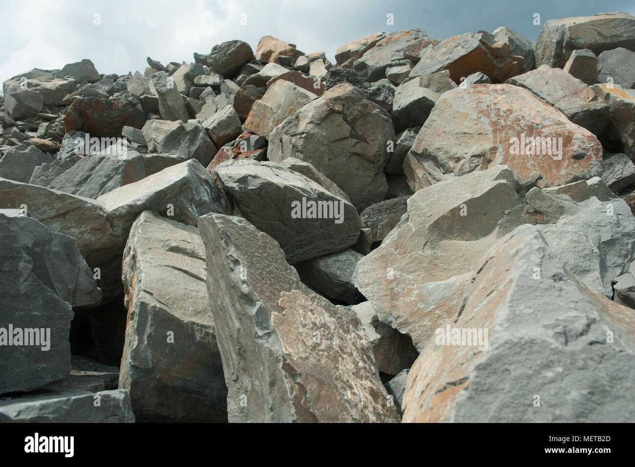 A rack of stones Stock Photo - Alamy