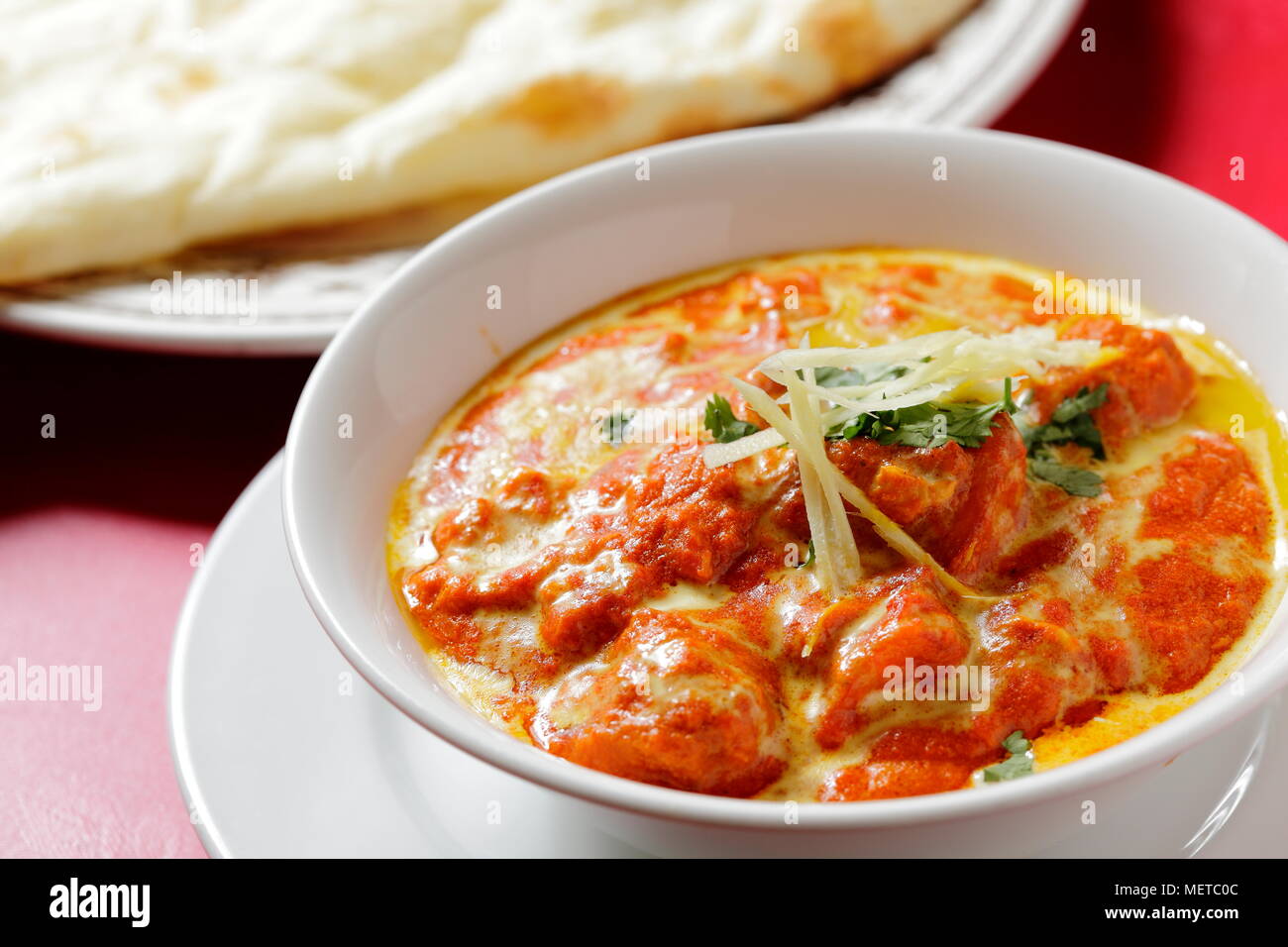 Indian Chicken Butter Curry Stock Photo - Alamy