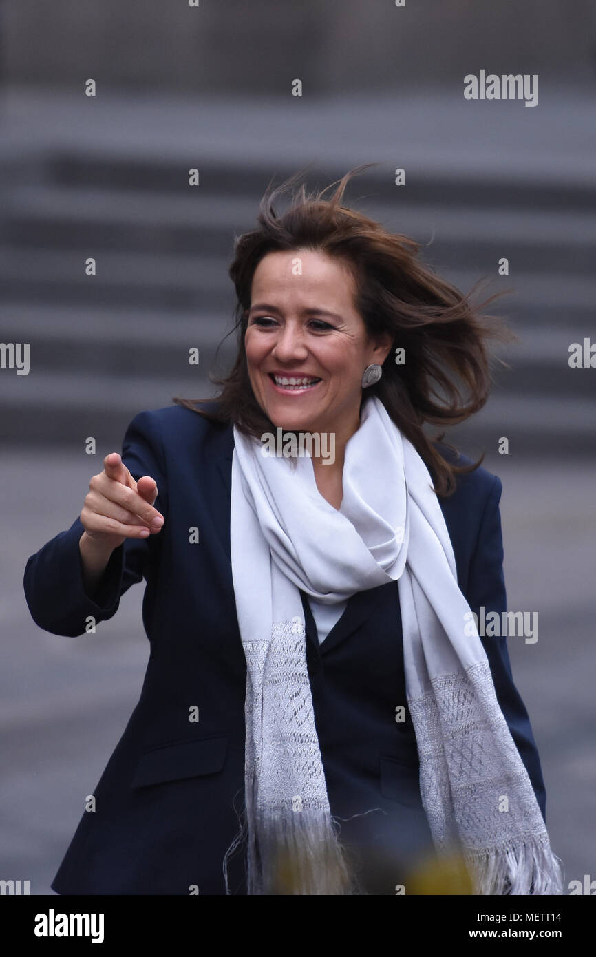 Candidate Mexico's presidential Margarita Zavala attends the First