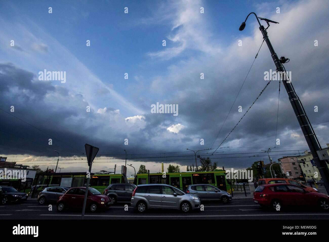 Polish Road Sign Stock Photos Polish Road Sign Stock - 