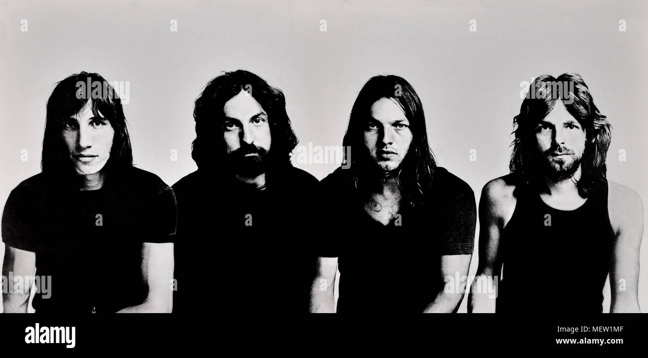 Pink Floyd original vinyl album internal cover - Meddle - 1971 Stock Photo