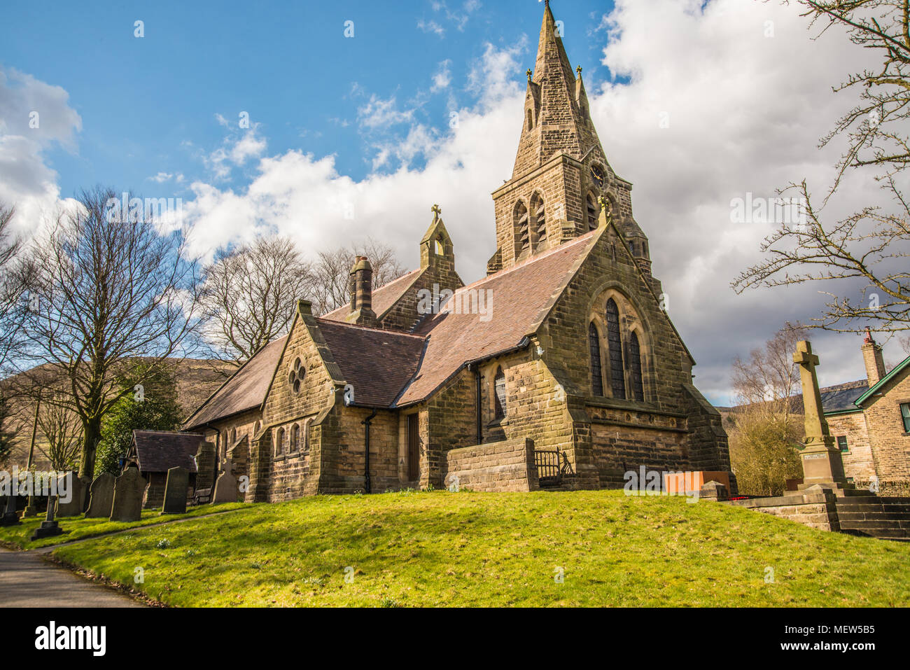 Old churches  Derbyshire  England  Raymond  Boswell Stock Photo