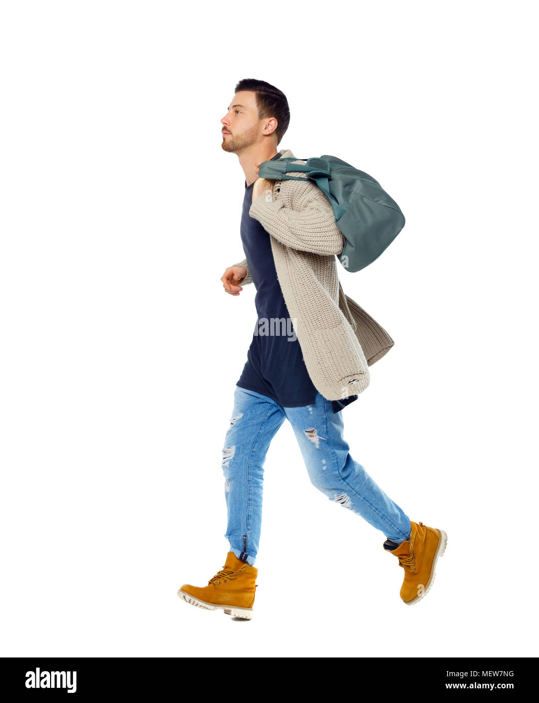 Running man shop bag