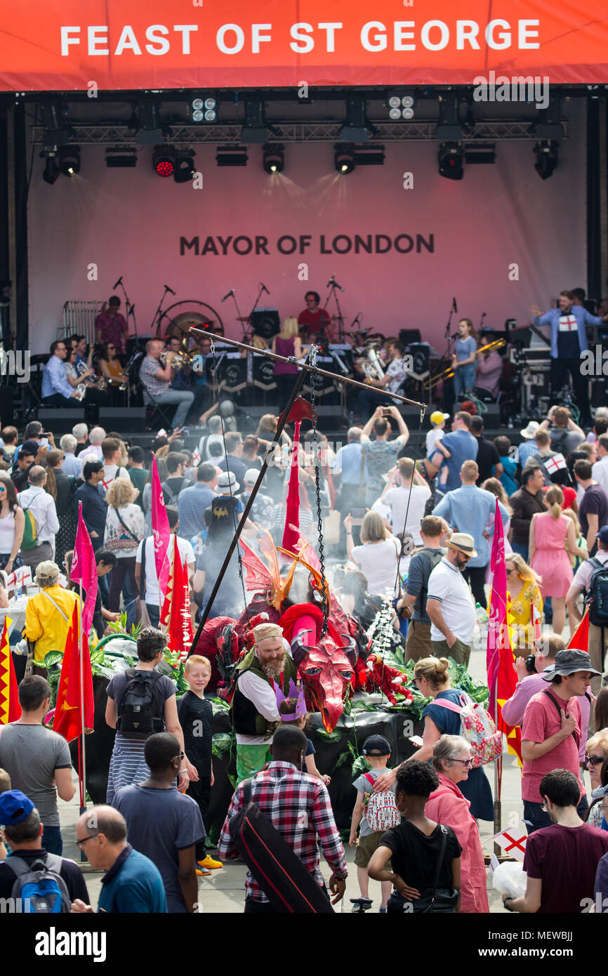 Feast of St Festival in Trafalgar Square to celebrate St