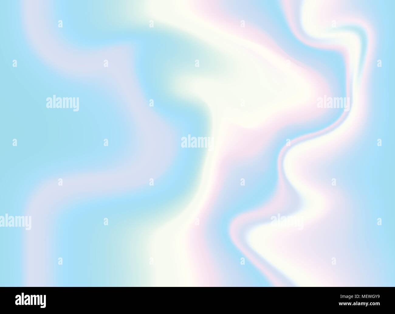 A Light iridescent holographic foil pattern texture background. Vector illustration. Stock Vector