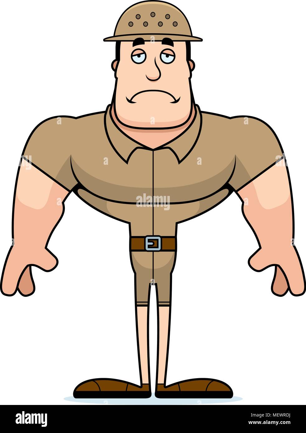 A Cartoon Zookeeper Looking Sad Stock Vector Image Art Alamy A Cartoon Zookeeper Looking Sad Stock Vector Image Art Alamy