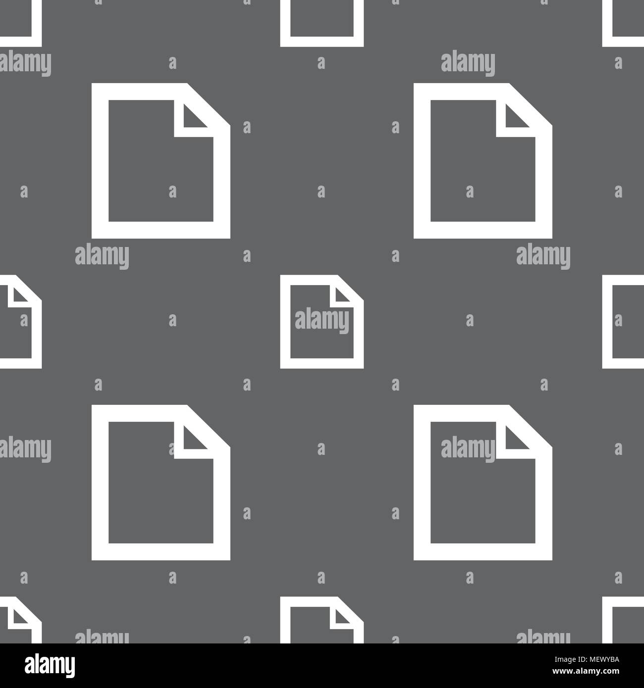 Edit document sign icon. content button. Seamless pattern on a gray ...
