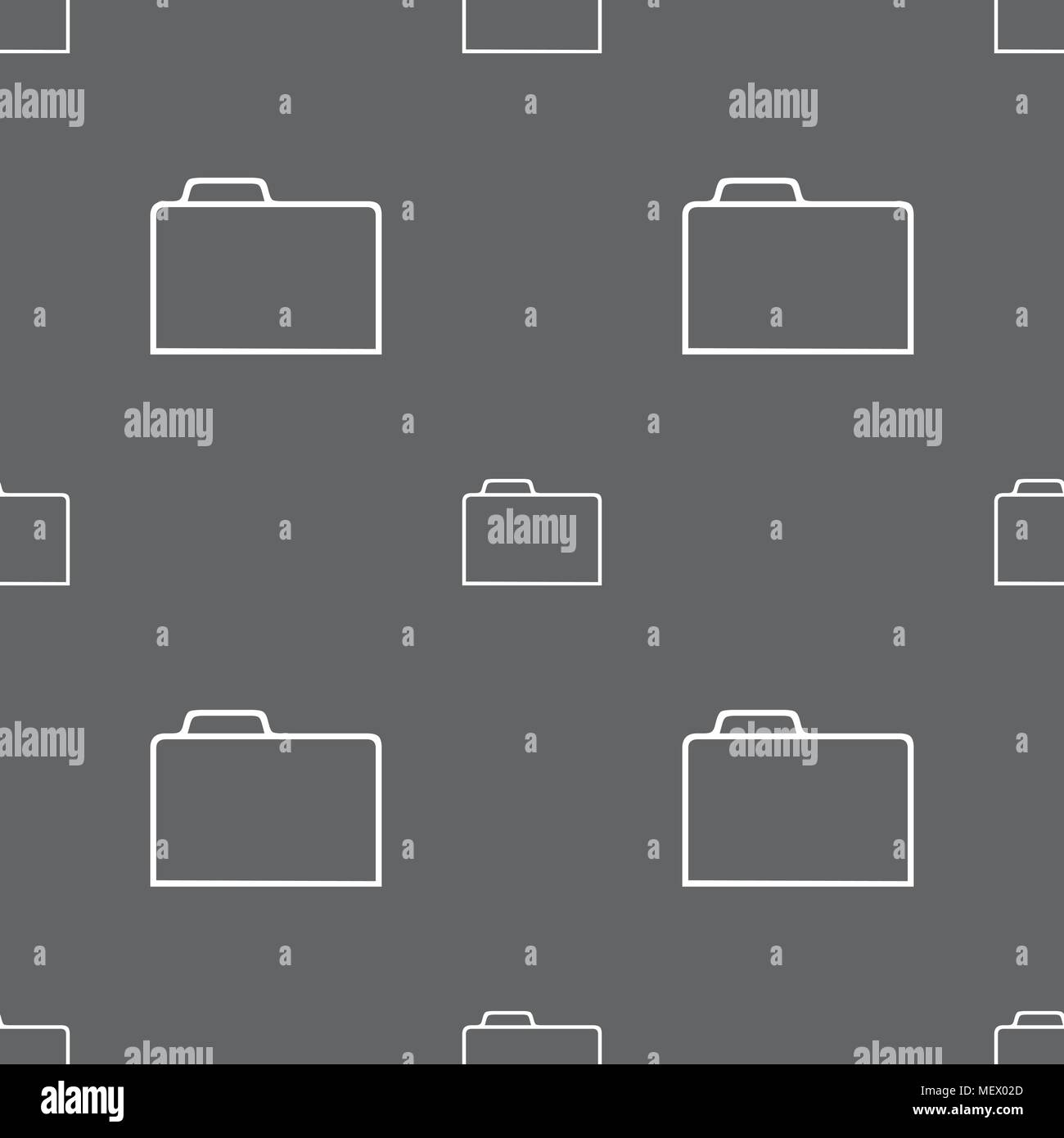 Document folder sign. Accounting binder symbol. Seamless pattern on a ...