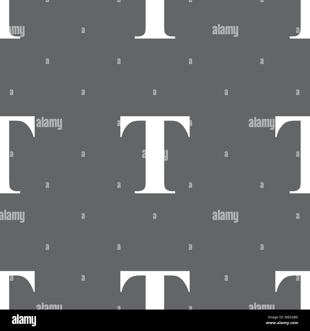 Text edit icon sign. Seamless pattern on a gray background. Vector illustration Stock Vector