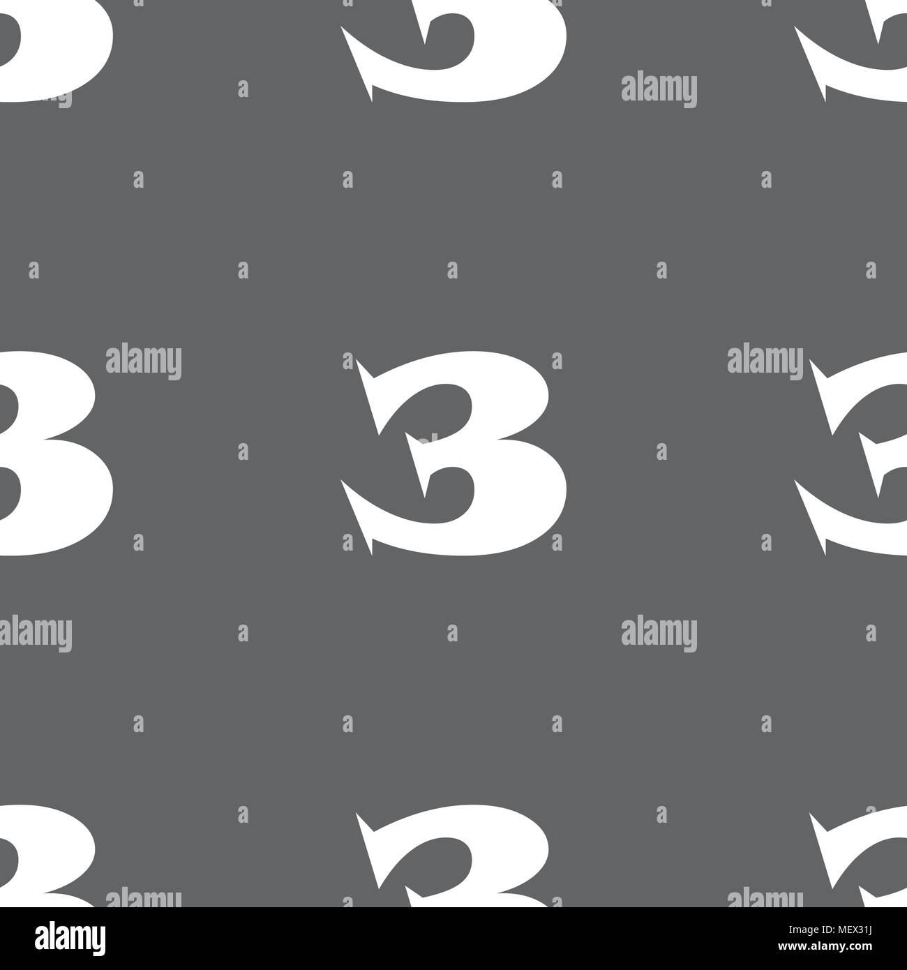 Third place award sign. Winner symbol. Step three. Seamless pattern on ...