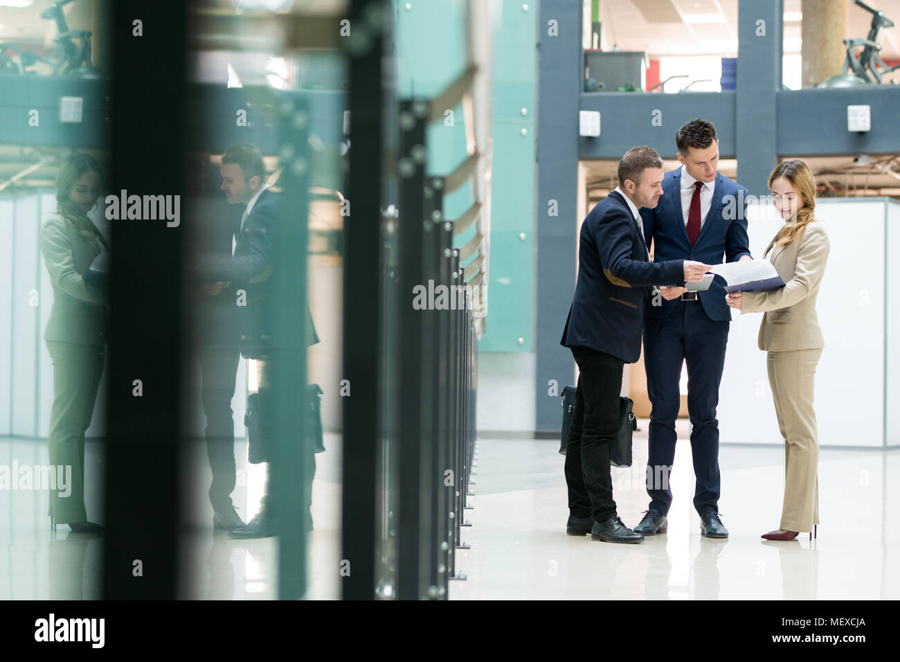 Effective teamwork Stock Photo