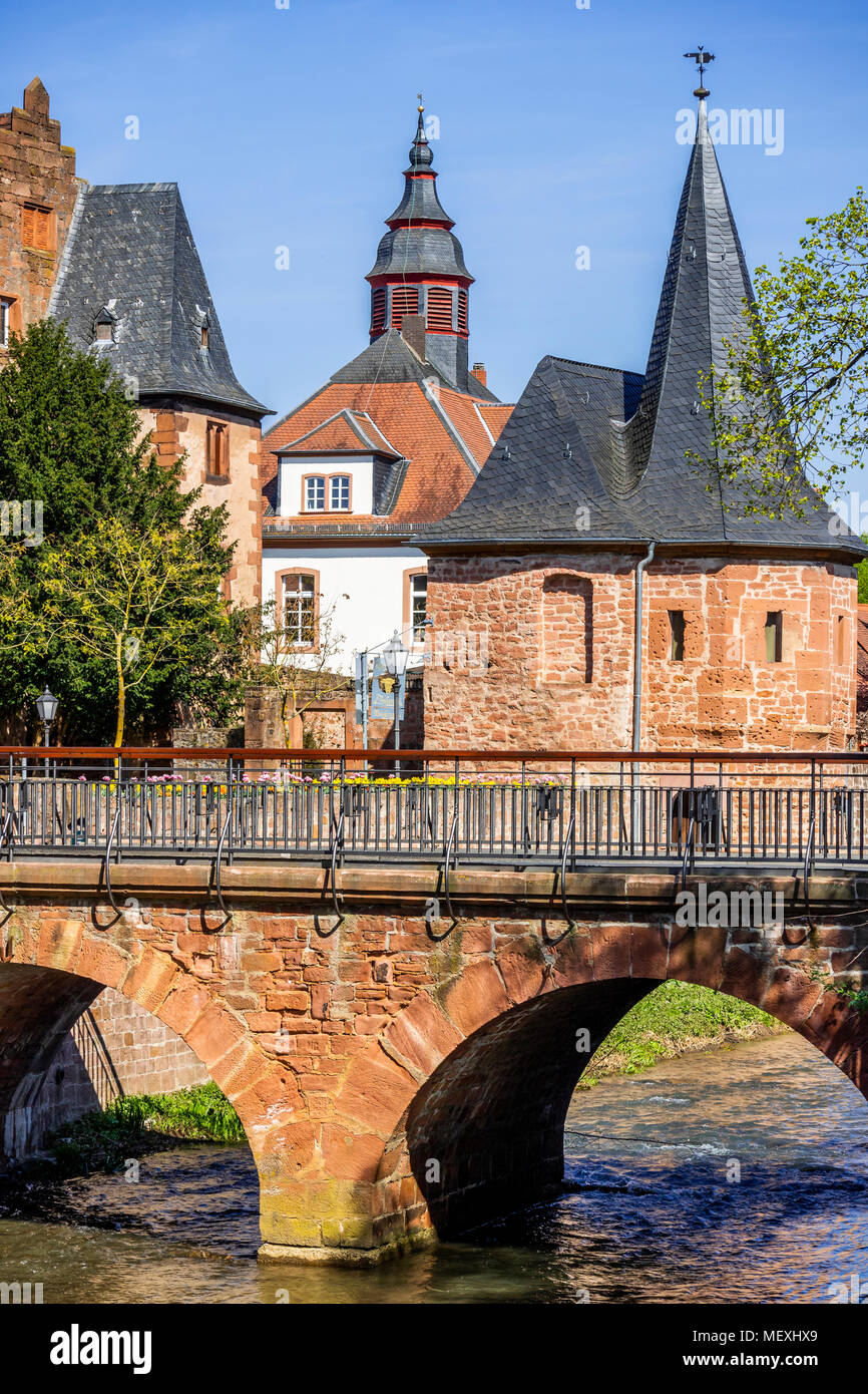 historic town centre of Büdingen, Hesse, Germany, Europe, with former