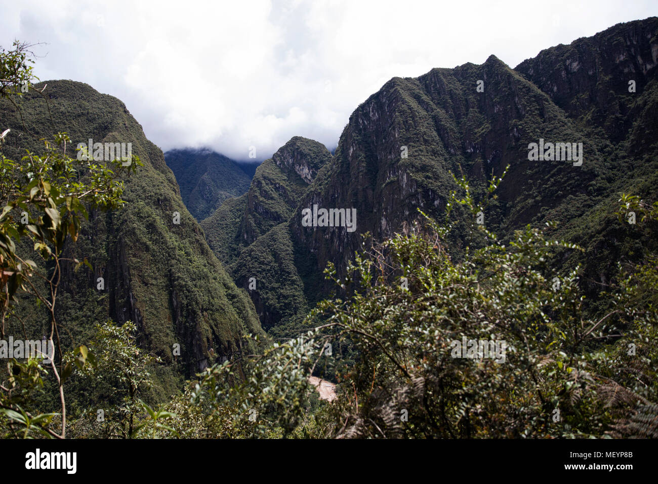 Detail of the Machu Picchu Inca citadel in Peru Stock Photo - Alamy