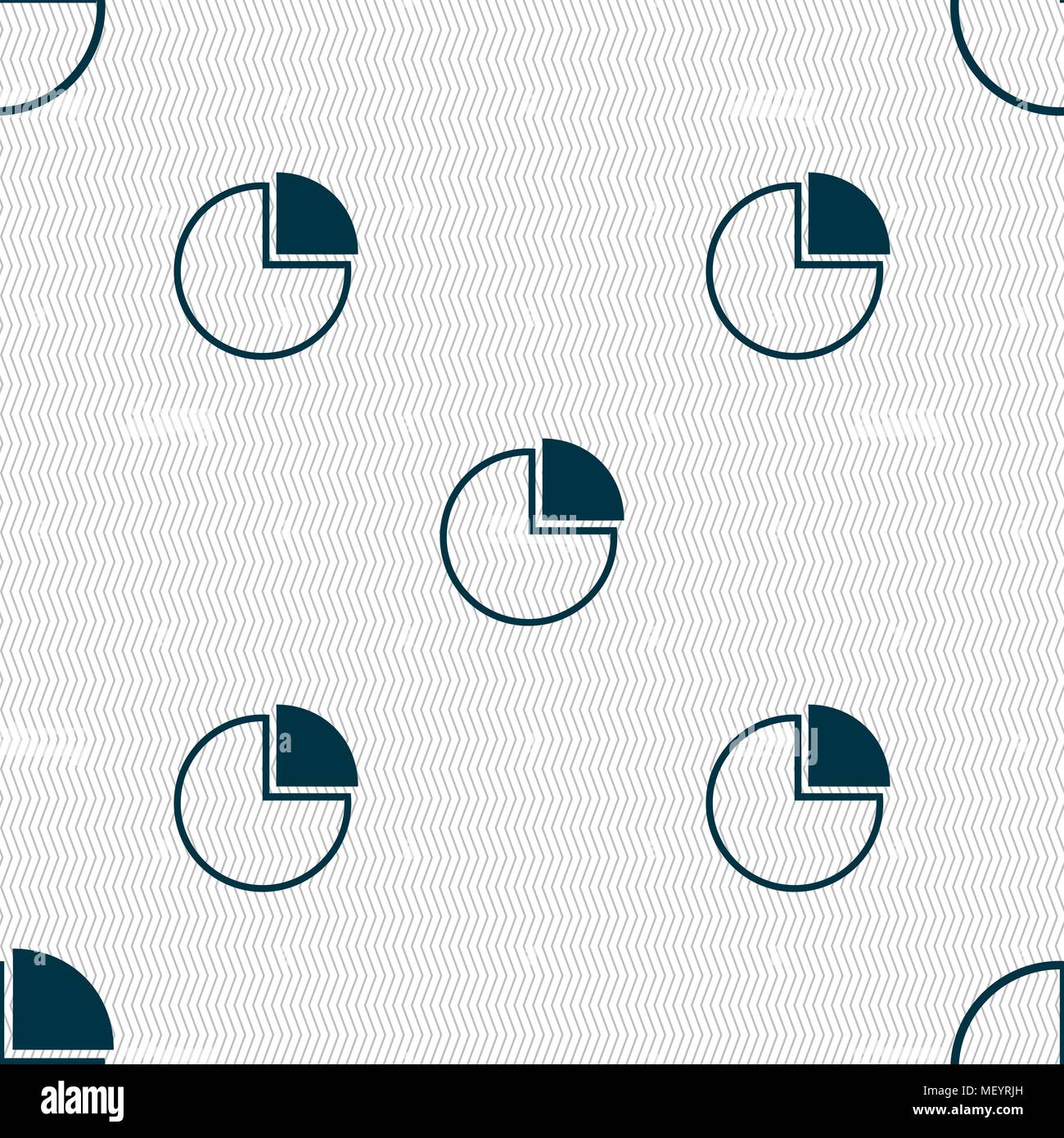 Infographic icon sign. Seamless pattern with geometric texture. Vector ...