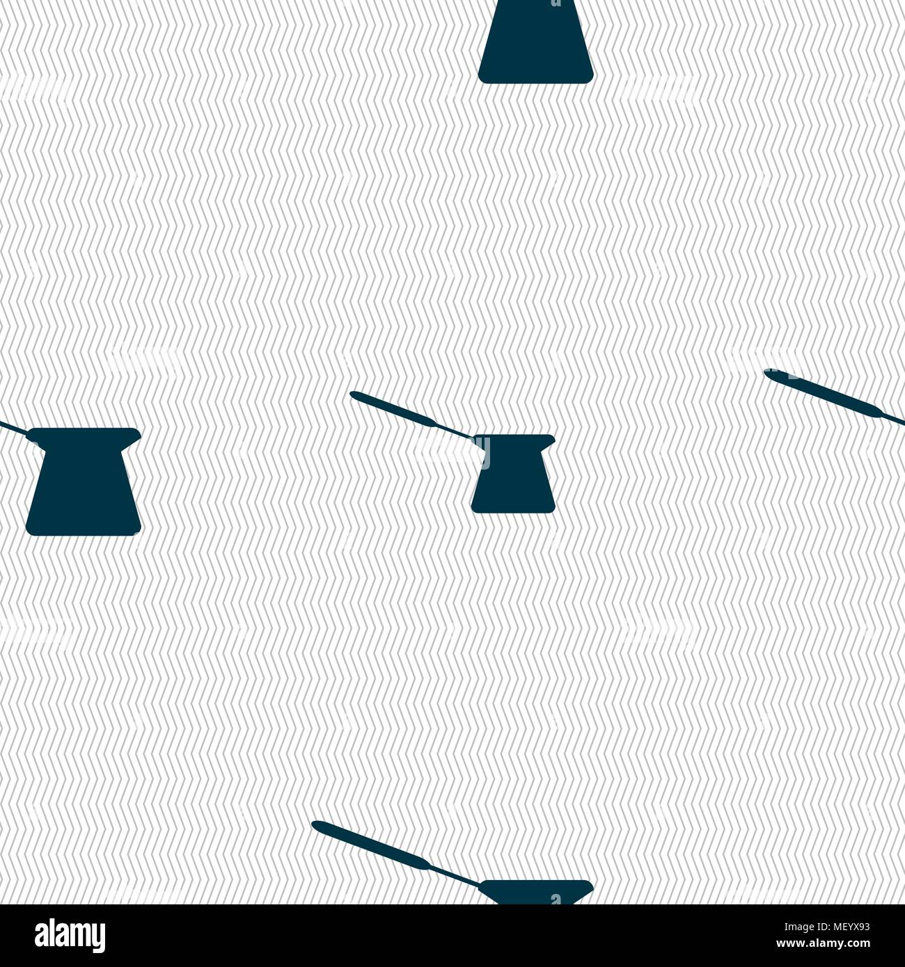 Coffee turk sign. Seamless pattern with geometric texture. Vector ...